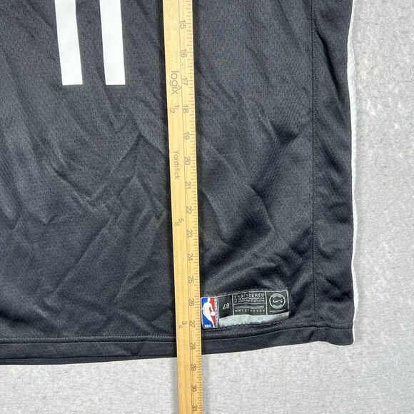 Nike NBA Brooklyn Swingman Jersey Kyrie Irving #11 Men's Black Size 48 Polyester - Picture 7 of 12